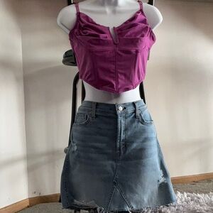 Arizona Jean Company Blue Pencil Mini Skirt Casual